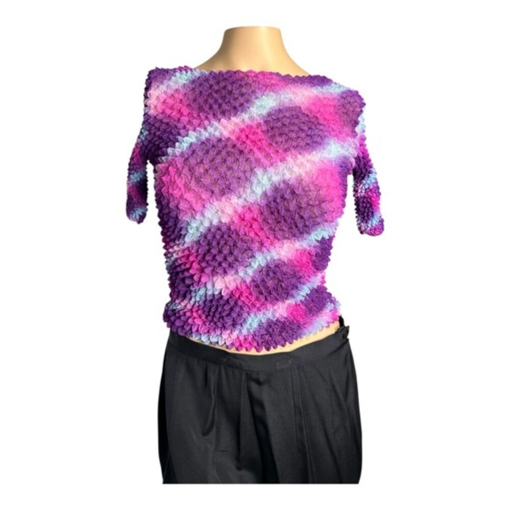 Directives Women’s 3/4 Sleeve Pullover Bubble Top – One Size